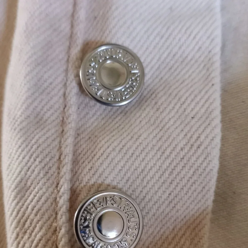 'Levi's' 501 Natural Jean Size 30 X 30 NWT Button - Picture 12 of 13